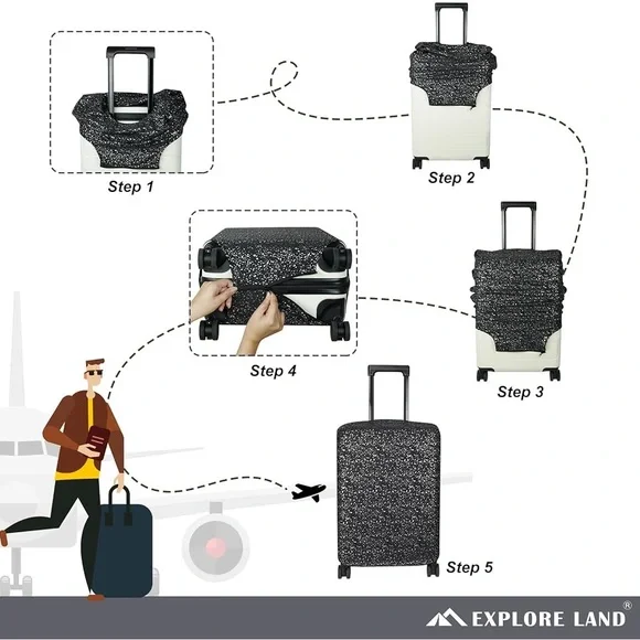 Luggage Protector Skin - Picture 7 of 8